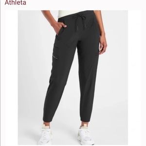Light blue Athleta Go Far Travel Pant (Size 10)